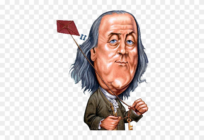 Free To Use Public Domain Famous People Clip Art - Ben Franklin Book #414607