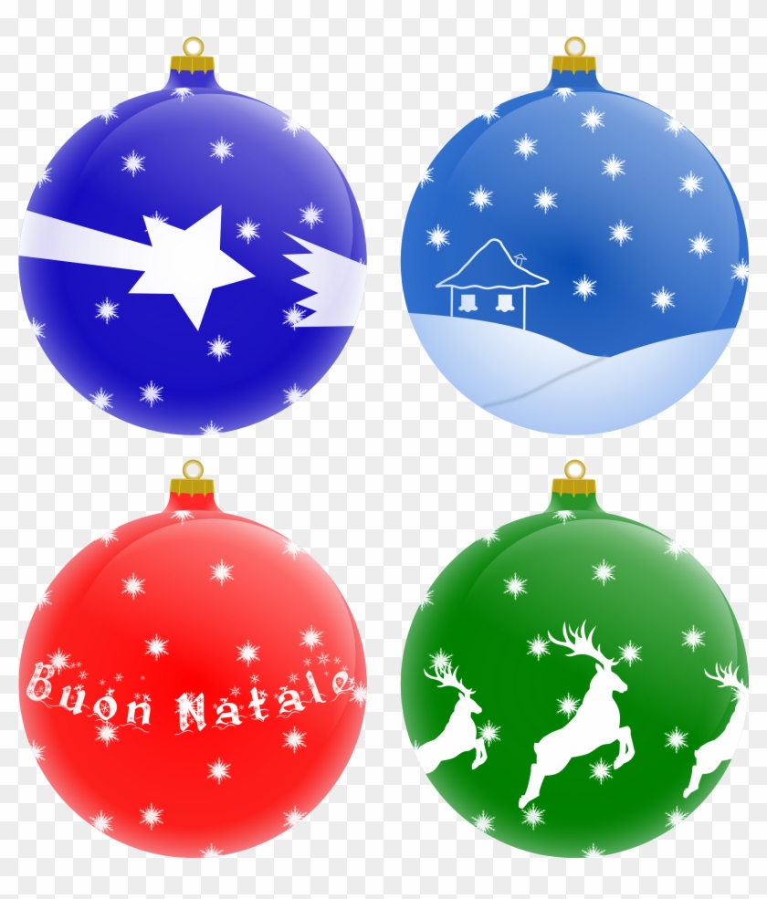 Big Image - Blue Bola Bola Natal Png #414621