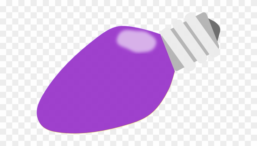 Free Purple Christmas Cliparts, Download Free Clip - Purple Christmas Light Bulb #414703