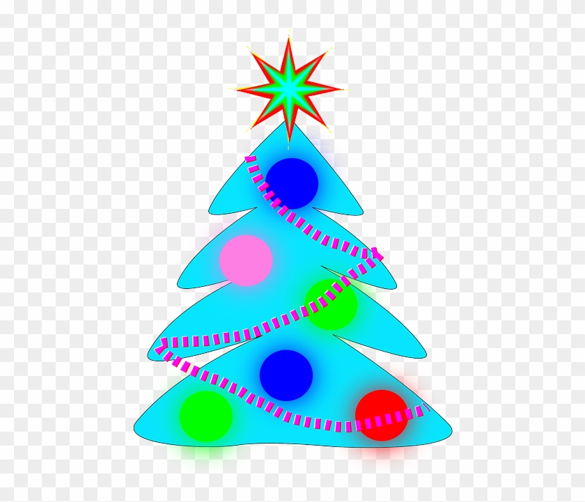 Tree Christmas Tree, Fir, Tree - Christmas Tree Blue Clipart #414709