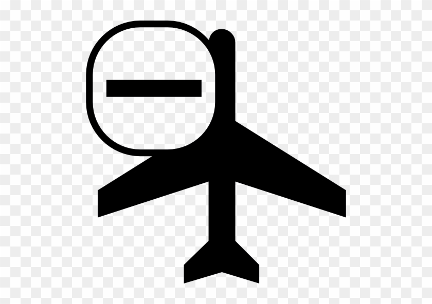 Icône Civil, De Avion, Noir, Silhouette, A, A, Du Moins, - Airport Check In Icon #414718