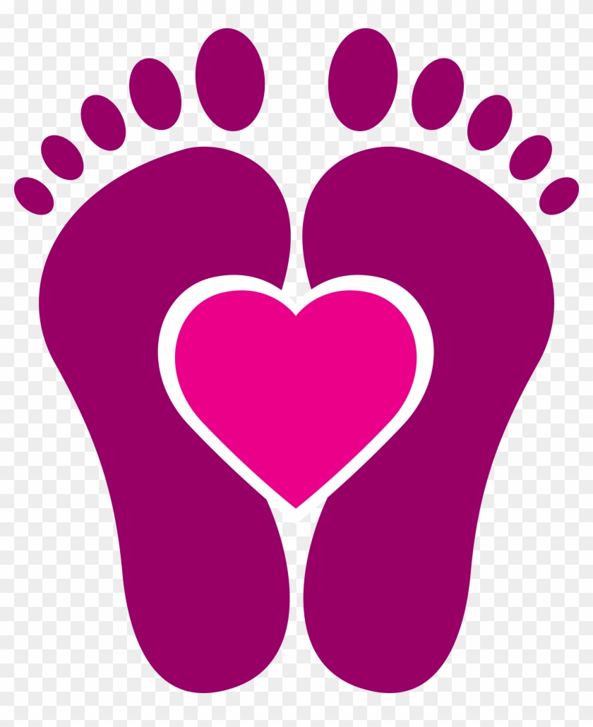 Reflexology Logo Alternative Health Services Can Stock - Footprints Art Logo #414772