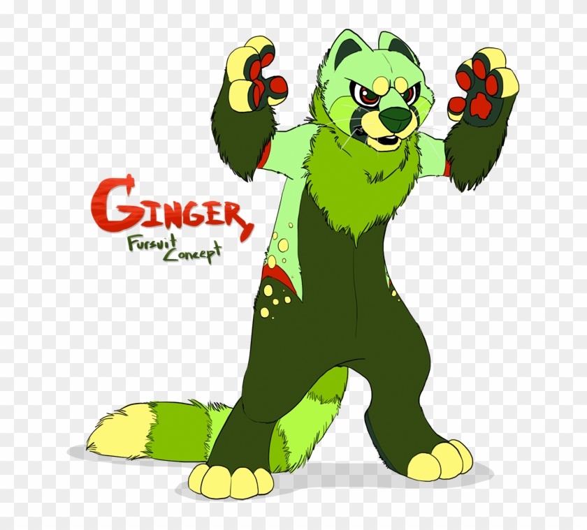 Ginger Fursuit Concept By Tsebresos - Autumnfallings Concept #414928