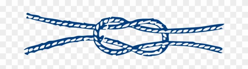 Knot Rope String Tied Twisted Cord Blue Gr - Simpul Mati Png #414981