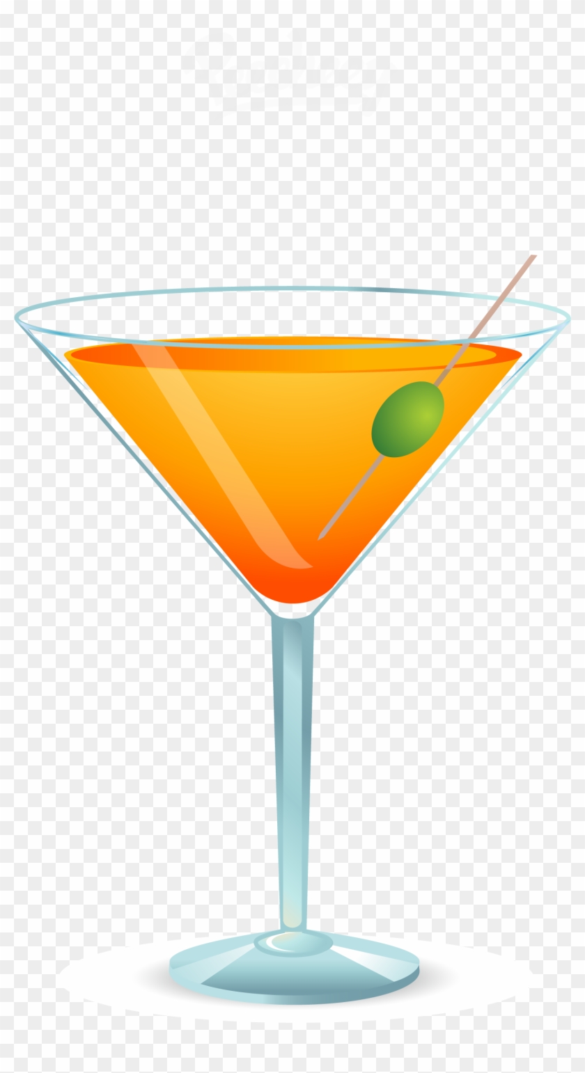 Cocktail Martini Orange Juice Clip Art - Cocktail #415060