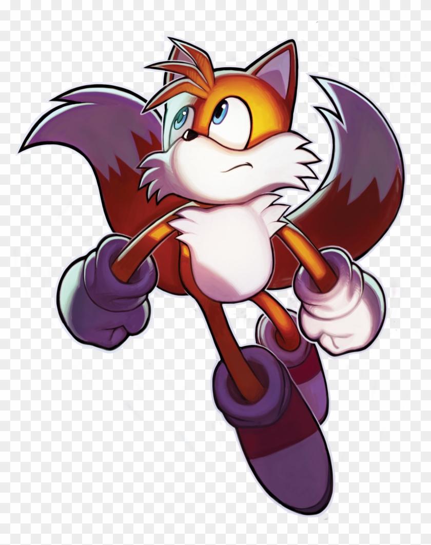 Sonic Chronicles ''chase'' Poster Render - Sonic Chronicles The Dark Brotherhood Tails #415127