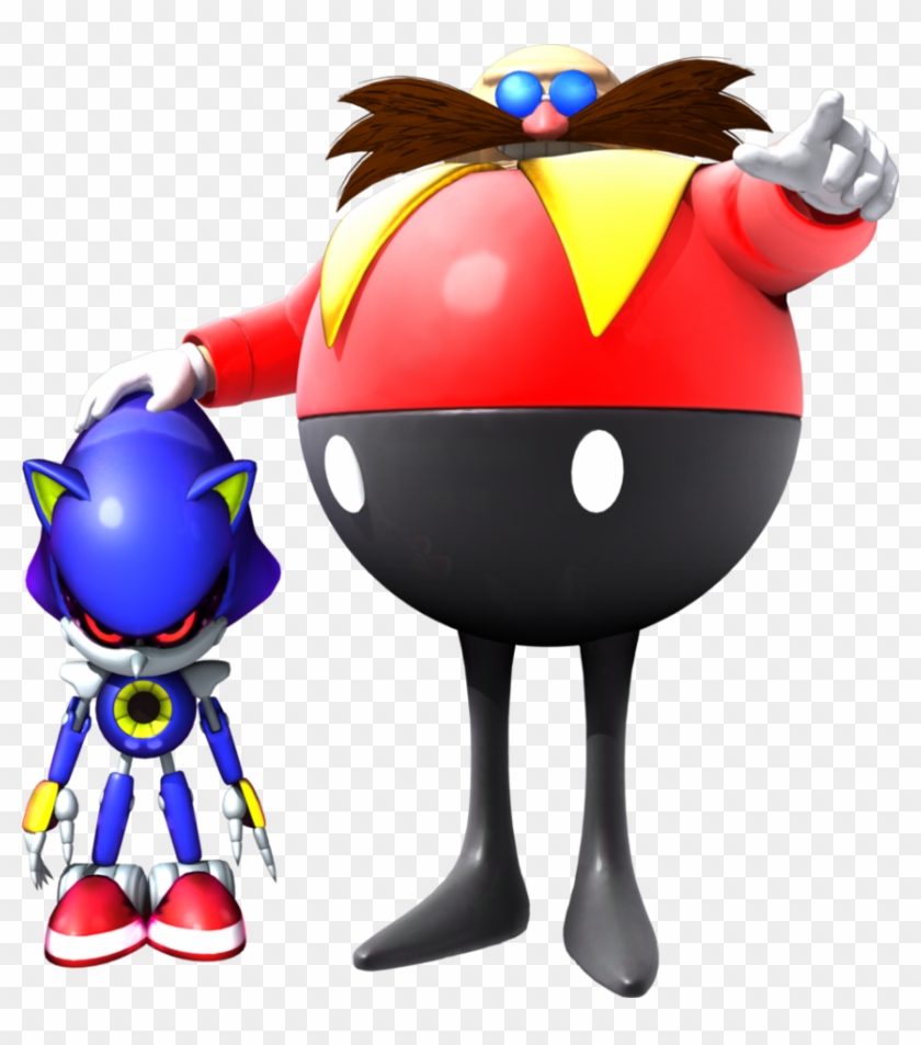 Doctor Robotnik And Metal Sonic By Itshelias94 - Dr Eggman And Metal Sonic #415142
