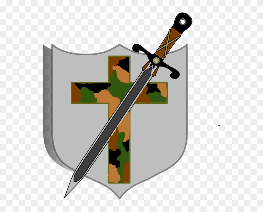 Camouflage Cross Clipart #415282