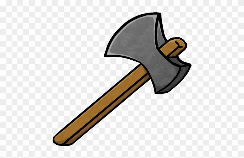 Sword Clipart Minecraft Cartoon - Axe Clipart Png #415291