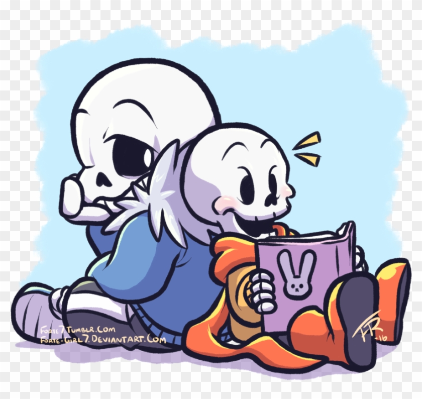 Kid Sans And Papyrus By Forte-girl7 - Cute Sans And Papyrus #415337