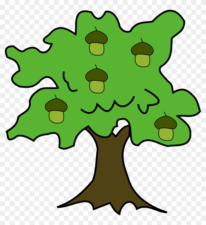 Oak Tree Clipart 10, Buy Clip Art - Short Tree Clipart #415382