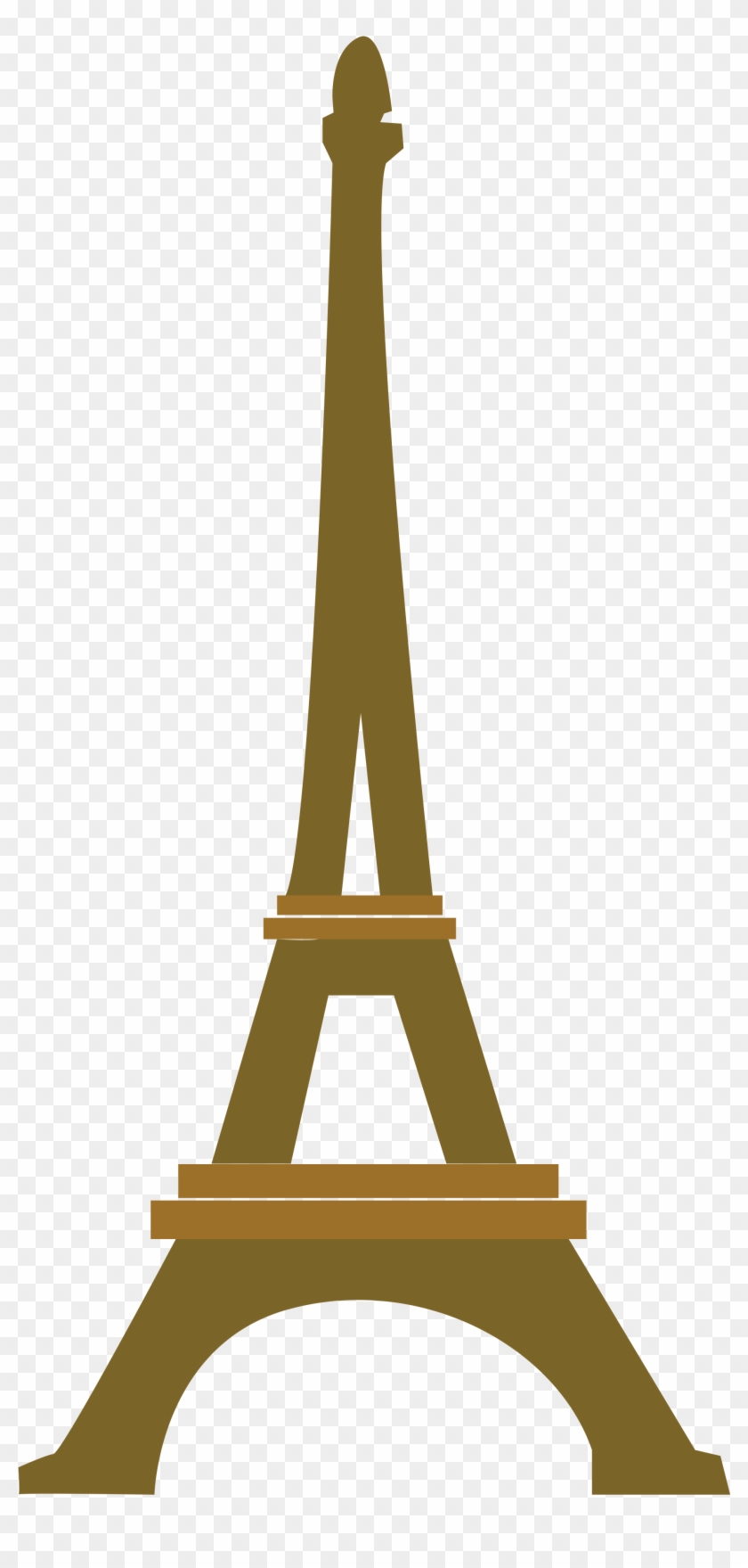 Open - Eifel Tower Brownclip Art #415452