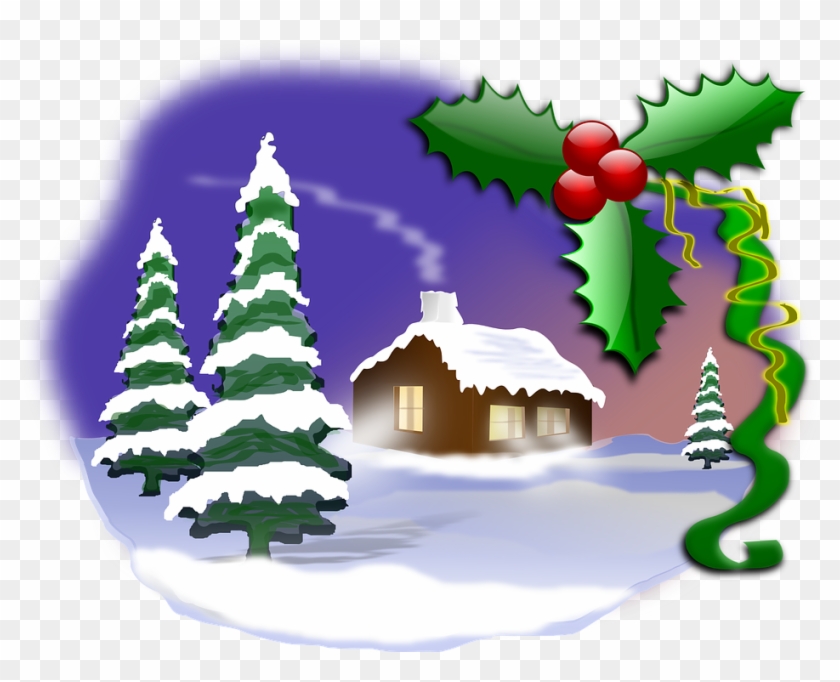 Christmas Gifts Cliparts 15, - Free Christmas Scene Clipart #415537