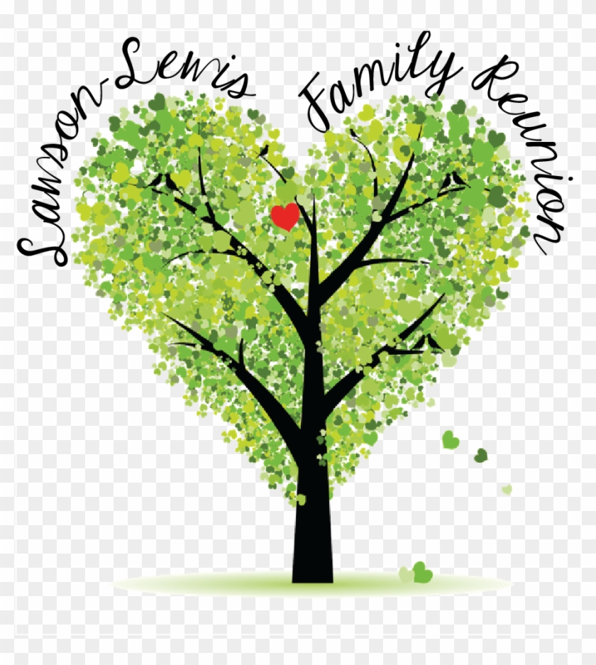 Stylist Design Family Reunion Clipart Images Hut Free - Tree Of Love - 36 Note Cards - Blank Cards - Green #415600