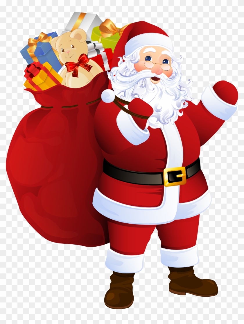 Santa Claus With Gift Bag #415666