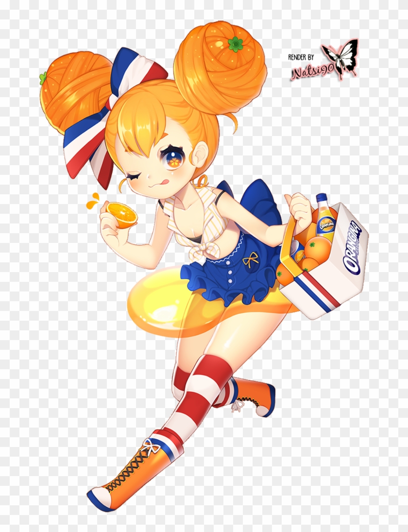 Orange Girl Render By Natsi90 - Anime Orange Girl Render #415766