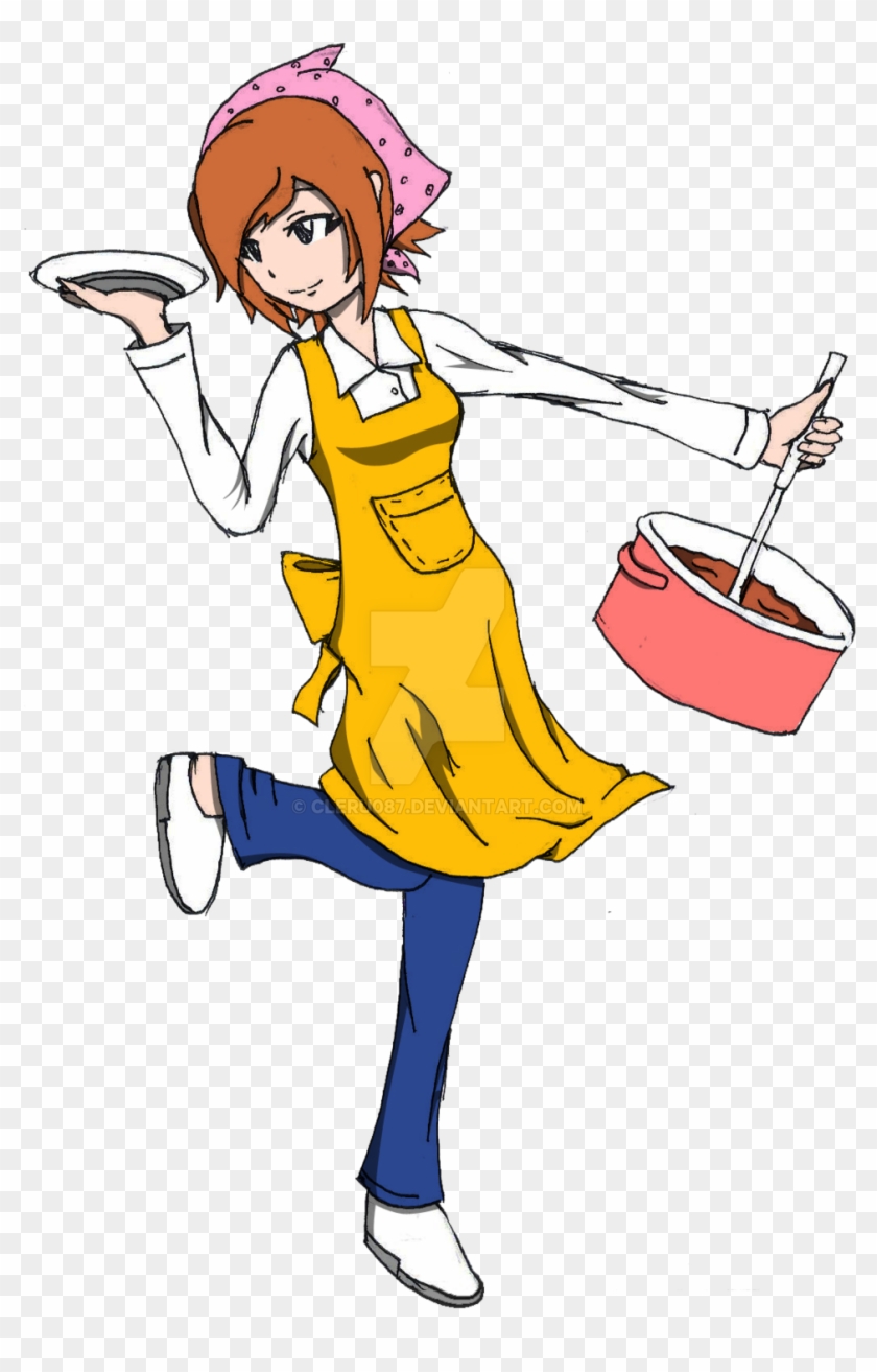 Cooking Mama Anime By Cleru087 Cooking Mama Anime By - Anime Cooking Png #415791