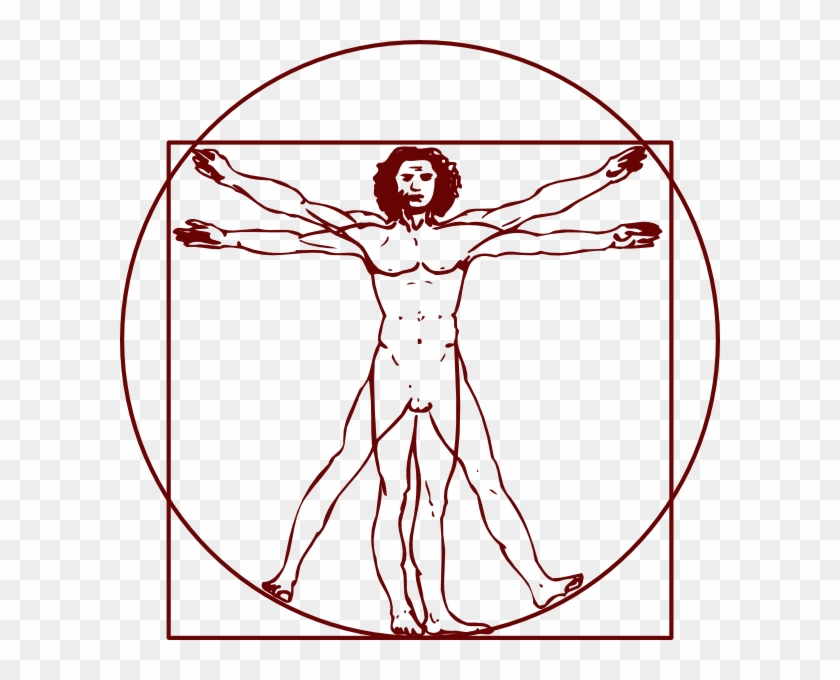 Vitruvian Clip Art - Vitruvian Man Clipart #415825