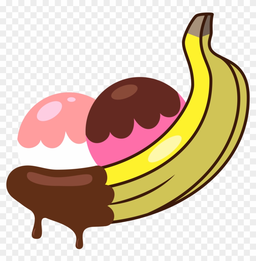 Banana Split's Cutie Mark [request] By Lahirien - Plantain #415915