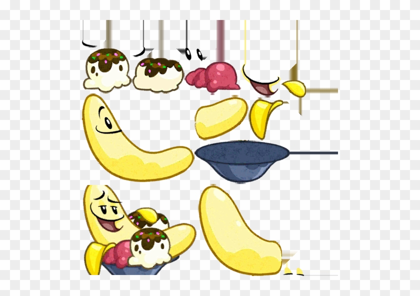 Banana Split Textures - Pvz Heroes Banana Split #415923
