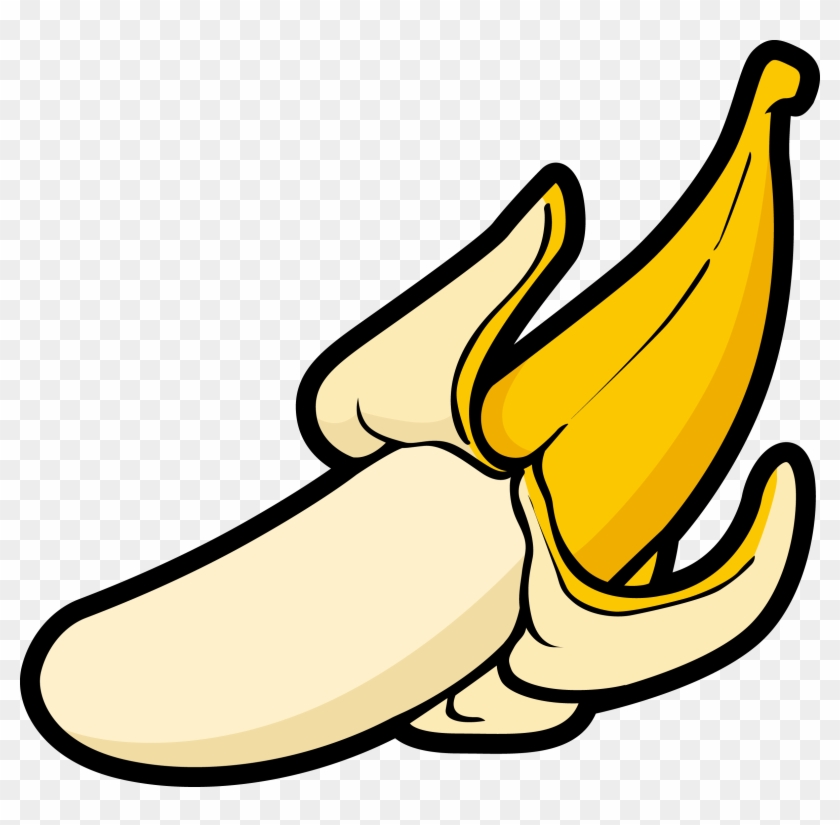 Juice Banana Split Peel - Banana Vector Png #415930