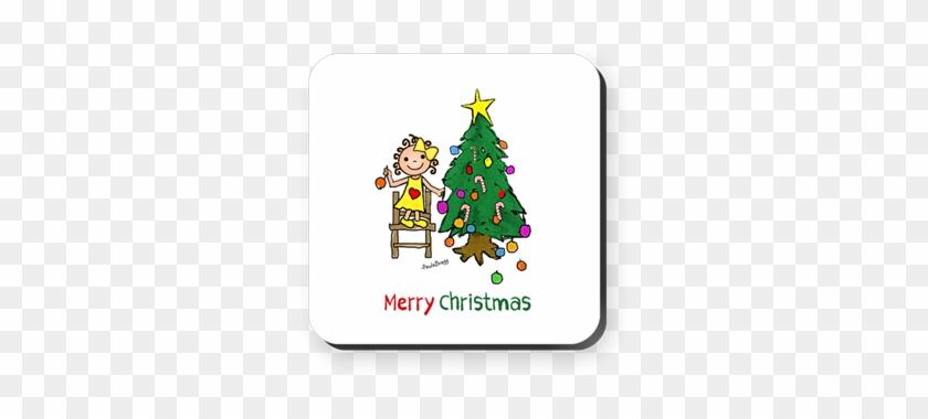 Christmas Cork Coaster - Christmas Tree #416071