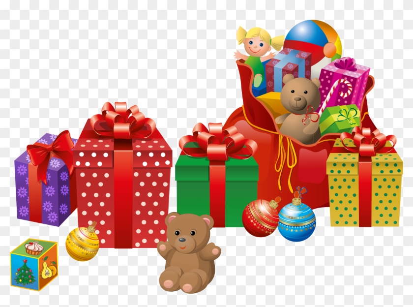 28 Collection Of Christmas Gifts Clipart Transparent - Christmas Presents Clipart #416097
