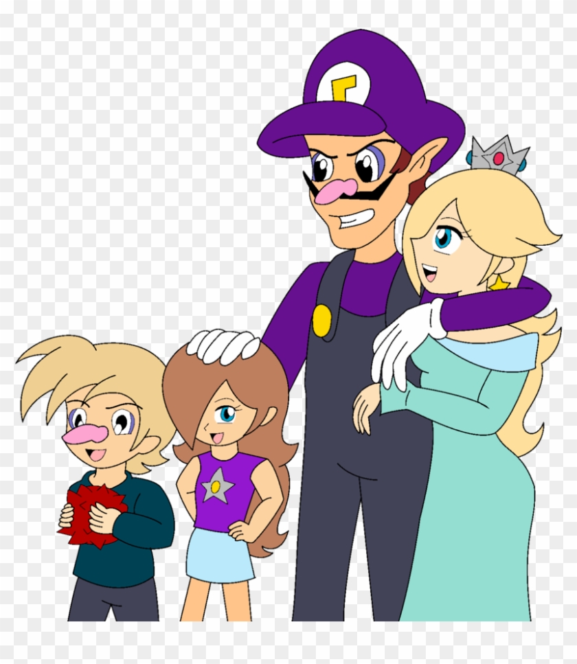 Waluigi And Rosalina's Family By Chicktristen94 - Waluigi And Rosalina #416094