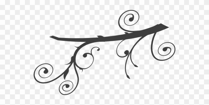 Swirly Tree Clip Art Clipart - Tree Branch Clip Art #416123