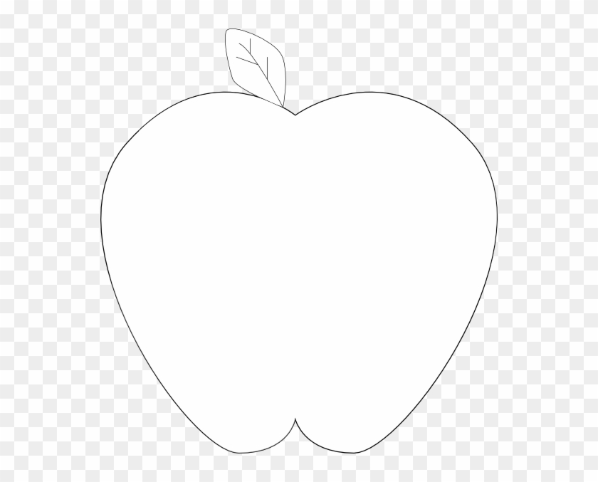 Black And White Apple Clipart - Strawberry Silhouette #416128