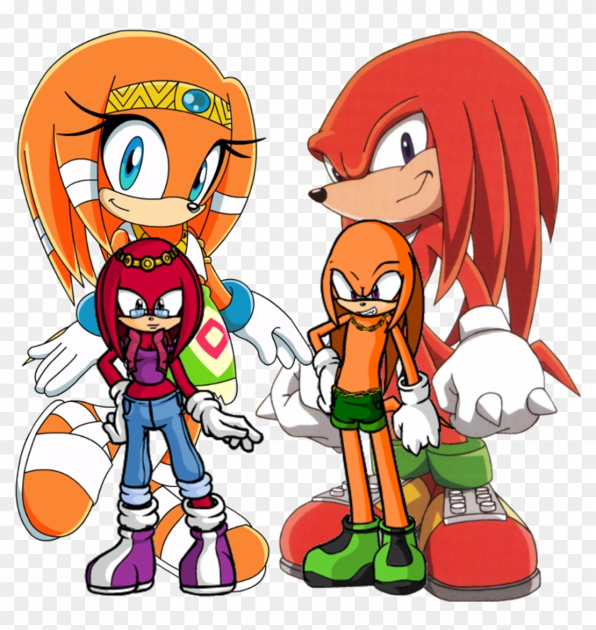 Knuxikal Family By Donamorteboo - Knuckles The Echidna Sonic X #416139