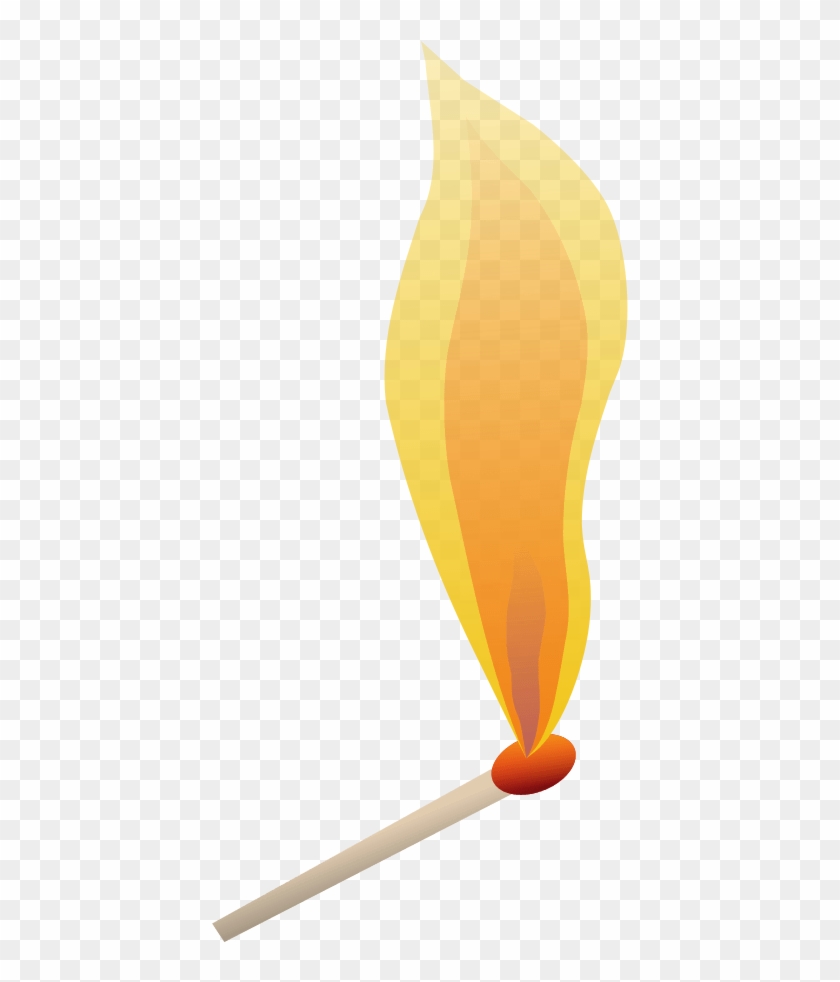 Matches Clipart Burning Match - Lit Clipart #416219