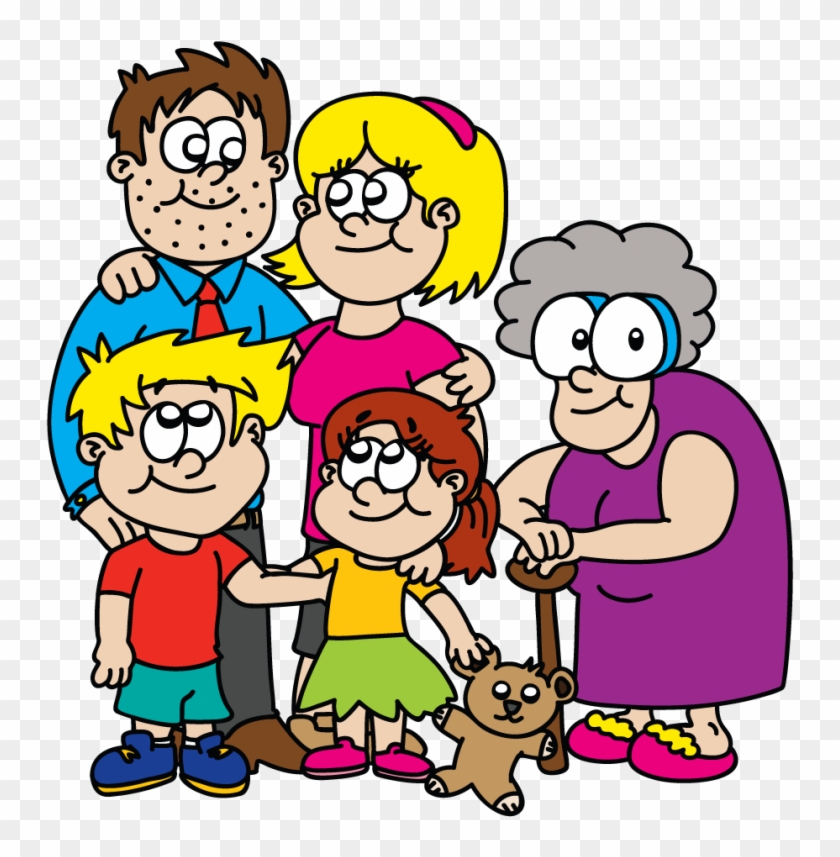 Family Pictures Cartoon - Family Cartoon Characters Png #416270
