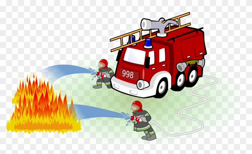 Fire Fighter Cartoon 27, - Firefighter #416302