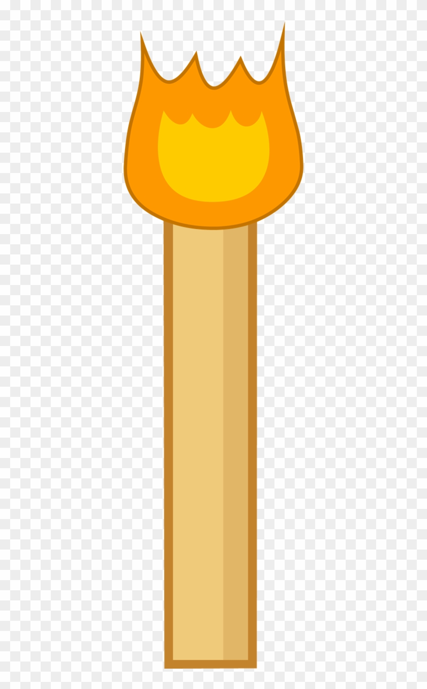 Lit Match Body By Brownpen0 - Bfdi Match Body Png #416335