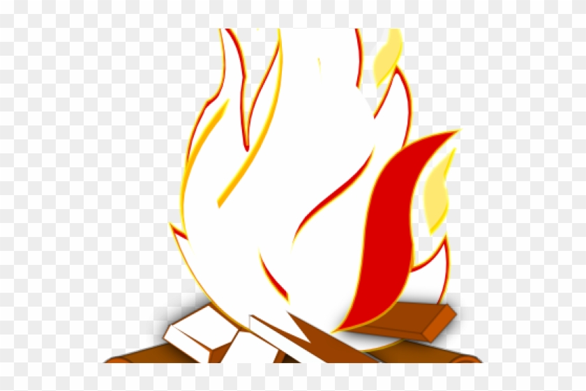 Flame Clipart Bonfire - Bonfire Clipart #416349