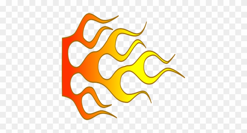 Car Flames Decal - Hot Wheels Flames Png #416375