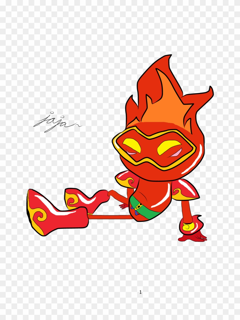 Flame Bomber By Kitsune0jester - Cartoon #416412