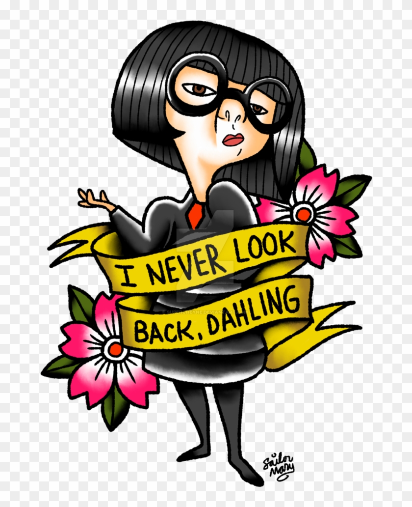 A Tattoo Design Featuring The Fashionista From The - Edna Mode Tattoo #416490