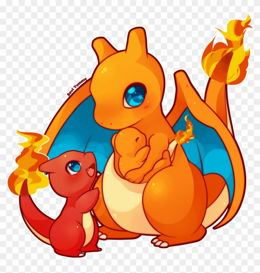 Shoutmilo 302 5 Commission - Charizard Chibi #416522