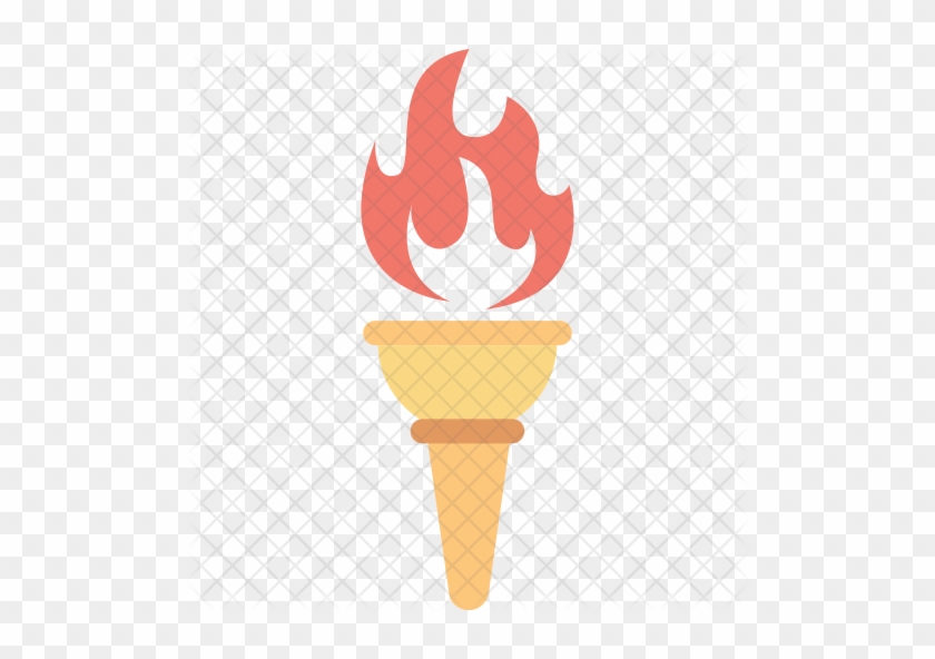Flambeau Icon - Olympic Flame - Free Transparent PNG Clipart Images Download