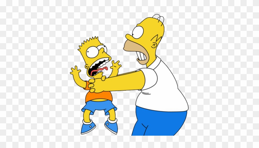 Psd Homero & Bart Simpson - Homer Simpson And Bart #416613