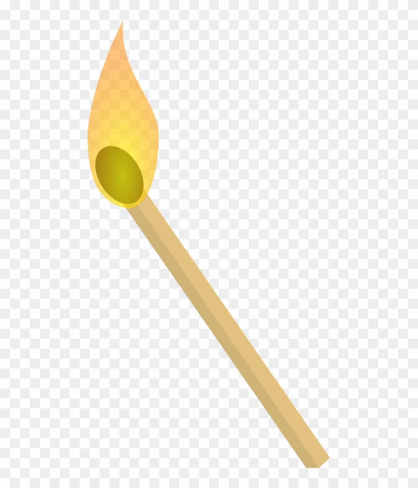 This Free Clip Arts Design Of Match Burning - Cartoon Match On Fire #416617