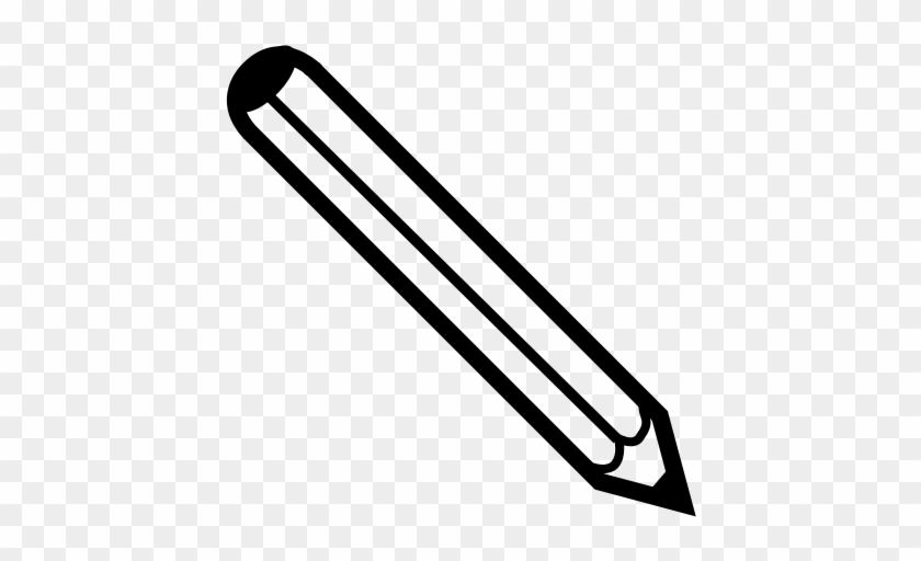 Pencil Clip Art U0026middot Black White - Coloring Pages Pencil #416843