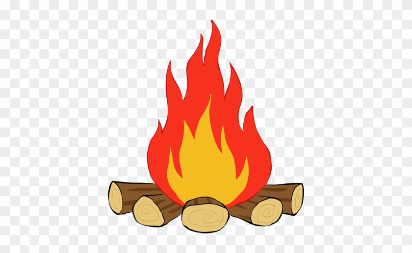 Wood Burning Drawing Cartoon Logs Clipart Vector Csp14833559 - Wood Fire Clip Art #416847