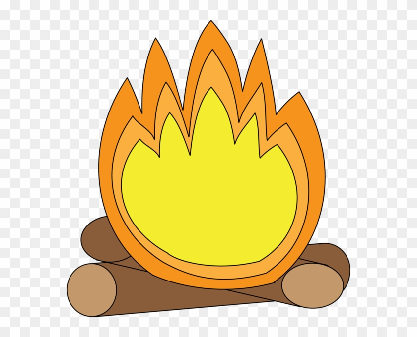 Camp Fire Clipart Small - Cartoon Camp Fire #416851