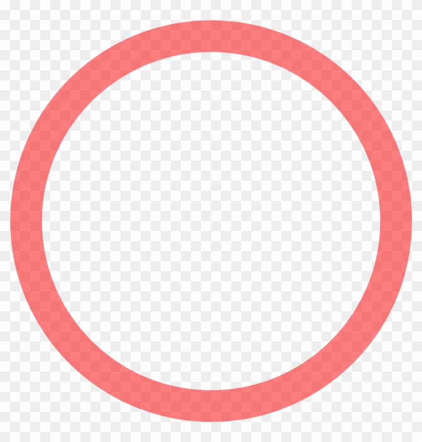 Circle Clipart Red - Red Circle Border Png #416924