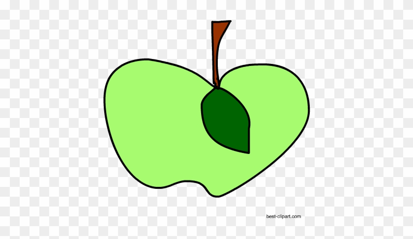 Green Apple Free Png Clip Art - Al Huda Kebon Jeruk #416950