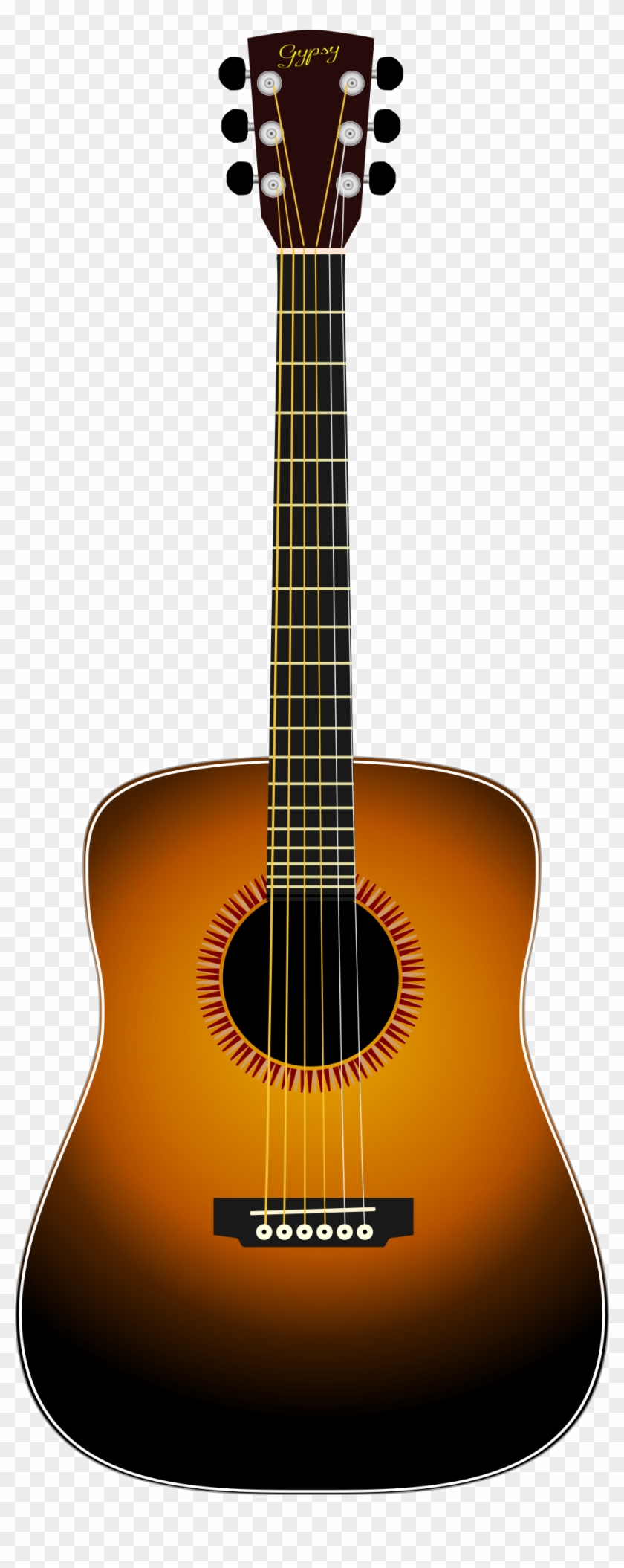 Clipart - - Acoustic Guitar Clipart #416963