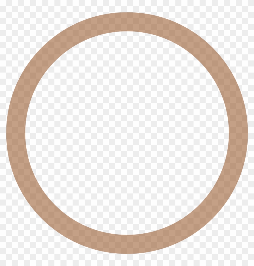 Circle Clipart Brown - Brown Circle Border #416971